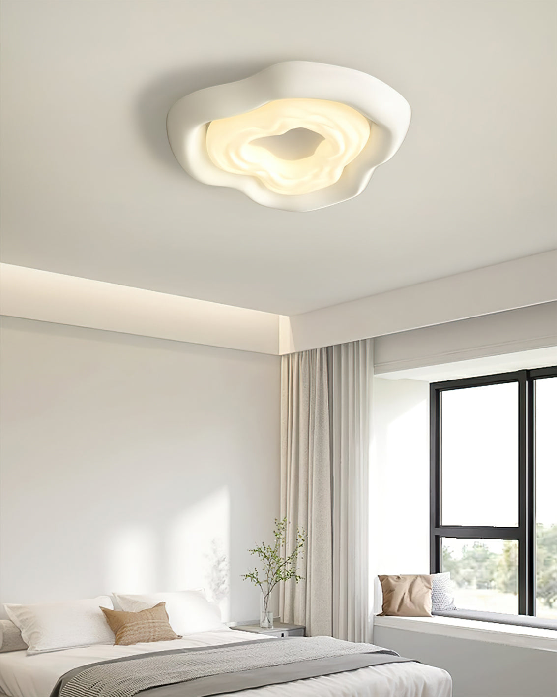 FloraLuxe™ Deckenleuchte – Elegante Rosen-Deckenlampe mit warmem LED-Licht