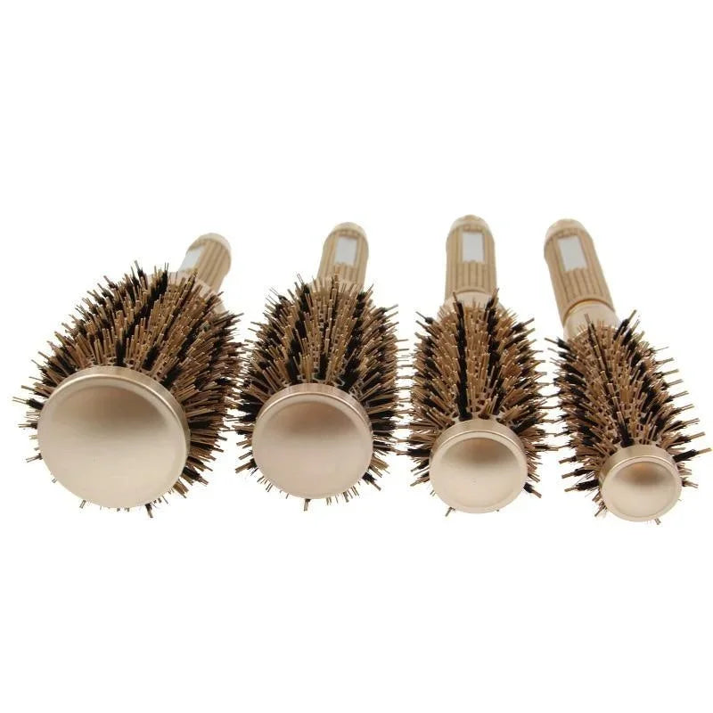 BlowOut Pro™ – Ionic Wildschweinborsten Rundbürsten-Set für Salon-Styling zuhause