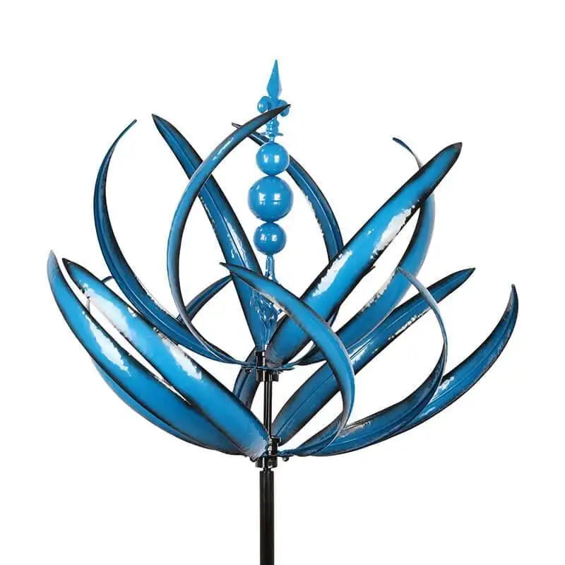 Harlow™ Wind-Driven Kinetic Art Sculpture – Eleganter Metall-Garten-Windspinner
