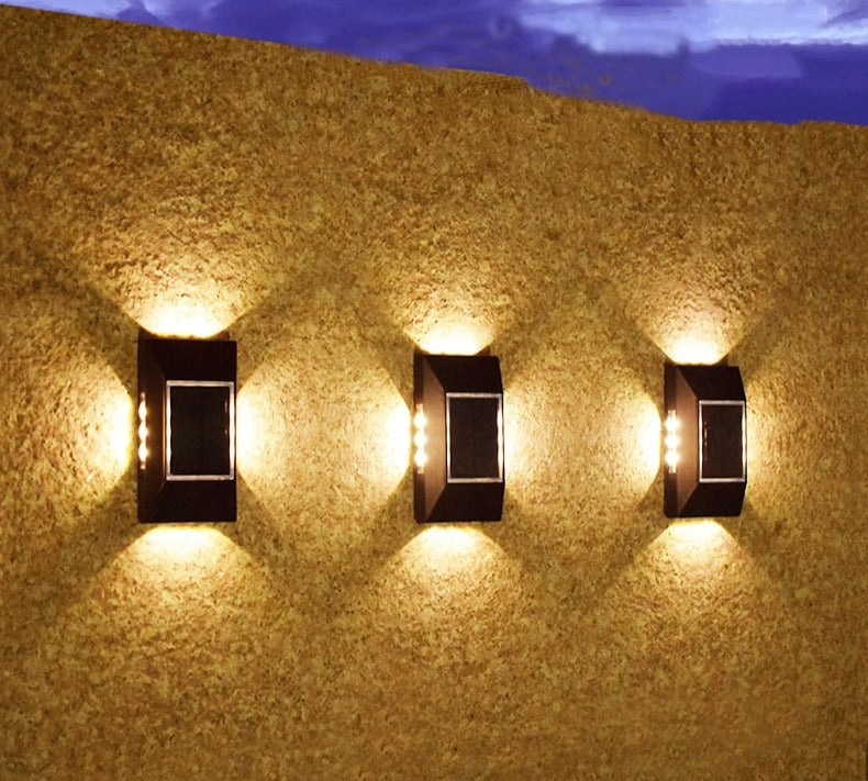 StepGlow™ Waterproof Stair Light – Solarbetriebene LED-Treppen- & Außenwandleuchte - Less Goods