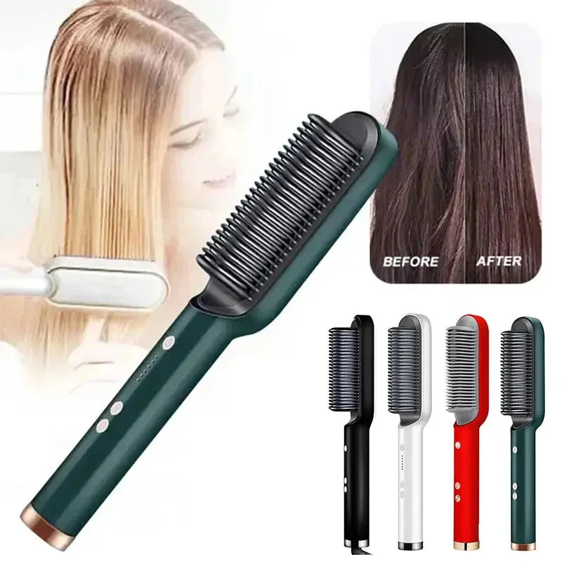 WavePro – 2-in-1 Glätt- & Lockenbürste für glänzendes, frizzfreies Haar