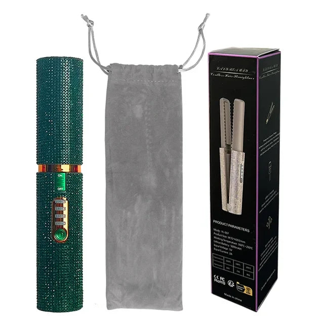 VelvetCurl™ 2-in-1 Hair Tool – Für perfekte Locken & glattes Haar, Frizz-frei & schonend