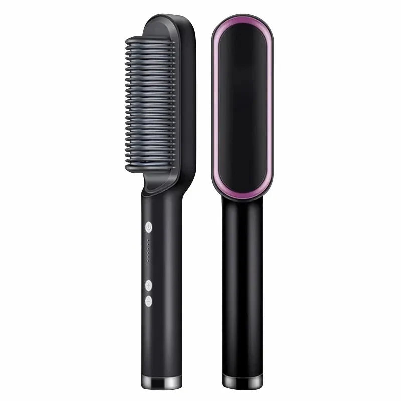 WavePro – 2-in-1 Glätt- & Lockenbürste für glänzendes, frizzfreies Haar