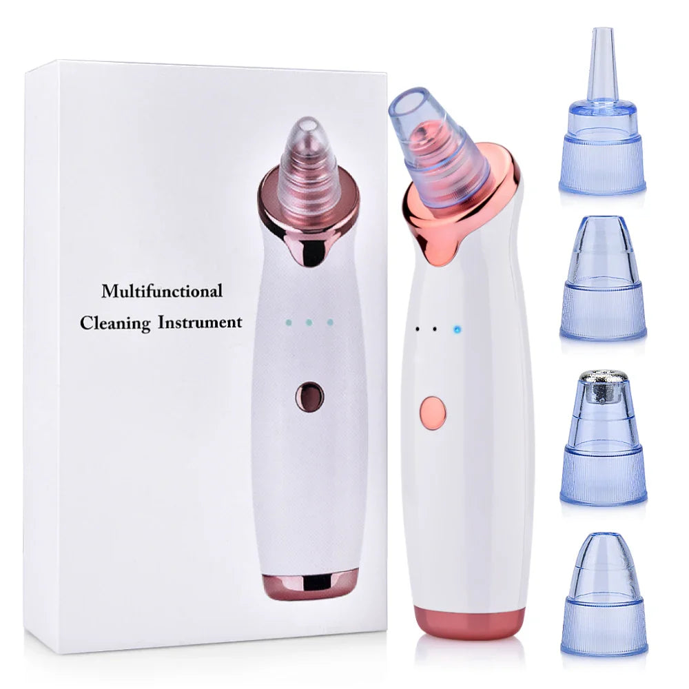 GlowClean™ Porensauger – Mitesser & Akne Entferner, USB Wiederaufladbar
