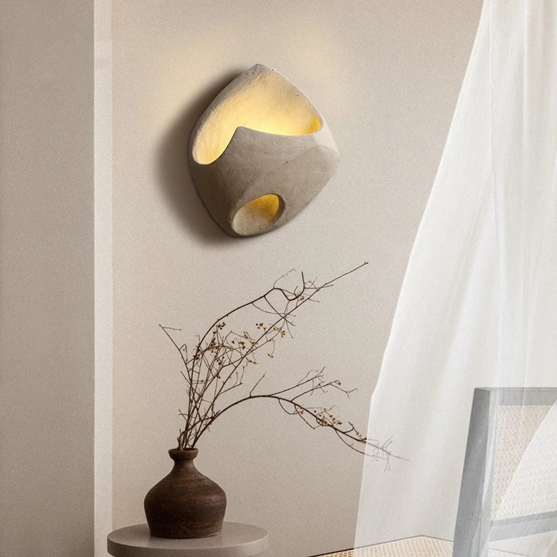 CalmSphere | Wabi-Sabi inspirierte LED Wandleuchte – Zeitlose Eleganz & Ruhe