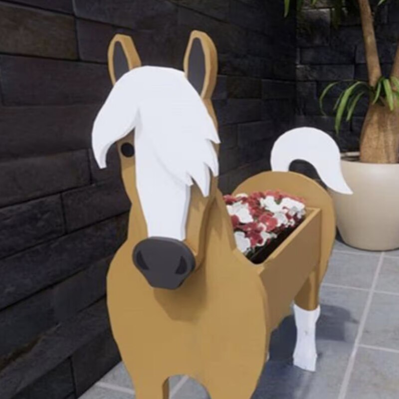 Charming Farm Animal Planter™ – Verspielter Tier-Blumentopf aus PVC für Garten & Balkon