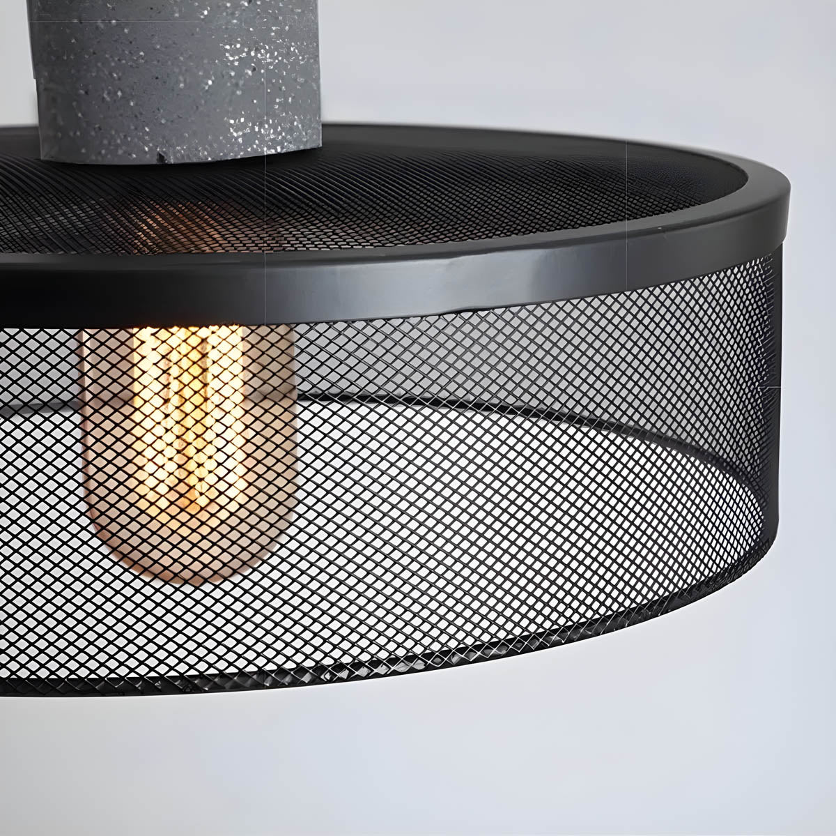 SteelLume™ Pendelleuchte – Industrielle Hängelampe aus Beton & Eisen (E27 LED, höhenverstellbar)