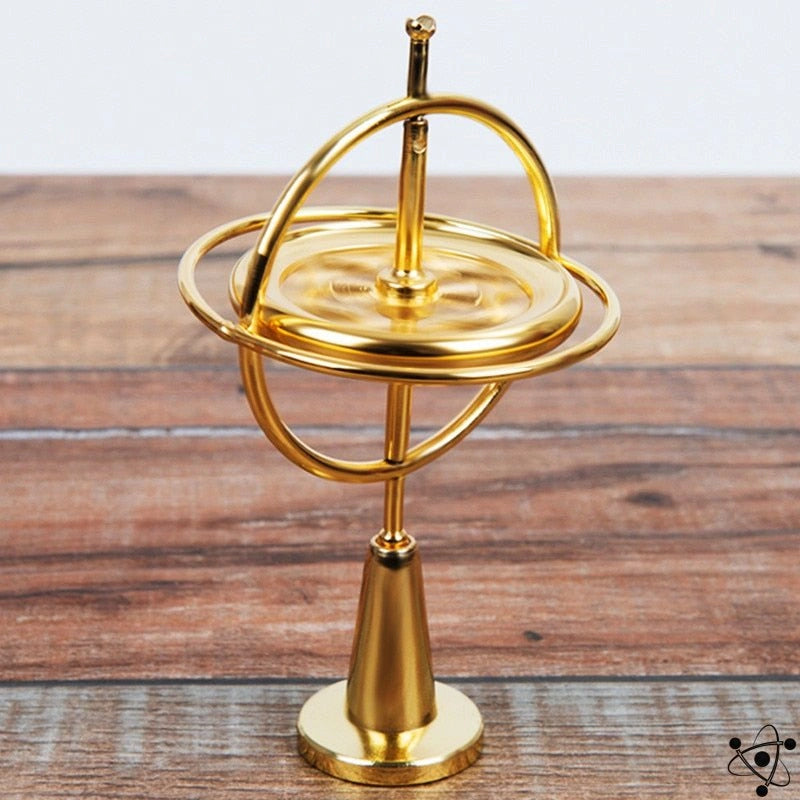 GyroSpin™ – Wissenschaftlicher Metall-Gyroskop | Physik erleben, Stress abbauen & fokussieren
