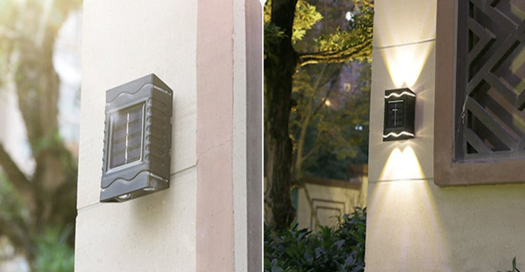 SolarMajesty™ Elegant Outdoor Solar Lamp – Elegante Solar-Außenleuchte mit Sensor