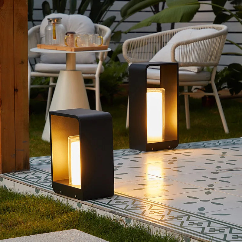 SteelGlow™ LED Gartenleuchte – Moderne Edelstahl-Außenleuchte für Garten & Terrasse