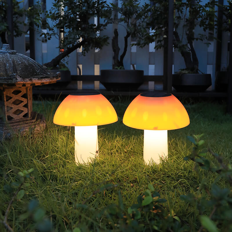 GlowShroom™ Solar-Gartenleuchte – Dekorative LED-Pilzlampe für Garten & Wege