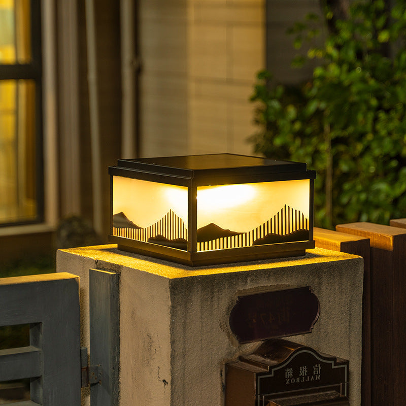 Ambra™ Solar Outdoor Post Light – Moderne Solar-Pollerleuchte für Garten & Einfahrt