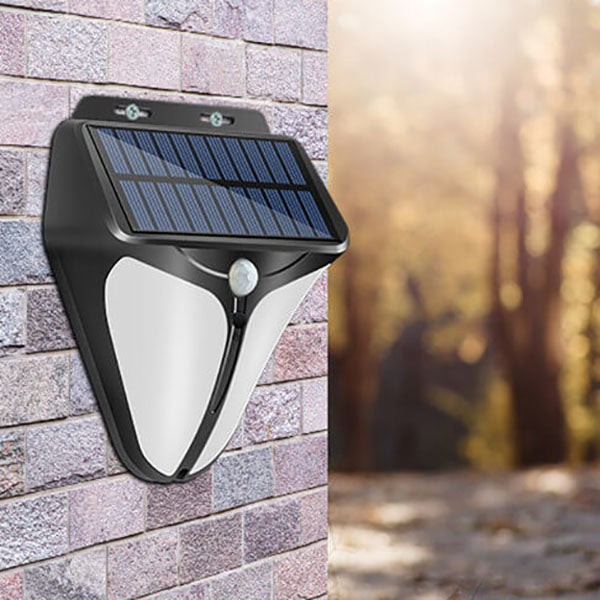 SolaraLight™ Solar Wandlampe – Moderne Außenleuchte mit Bewegungsmelder
