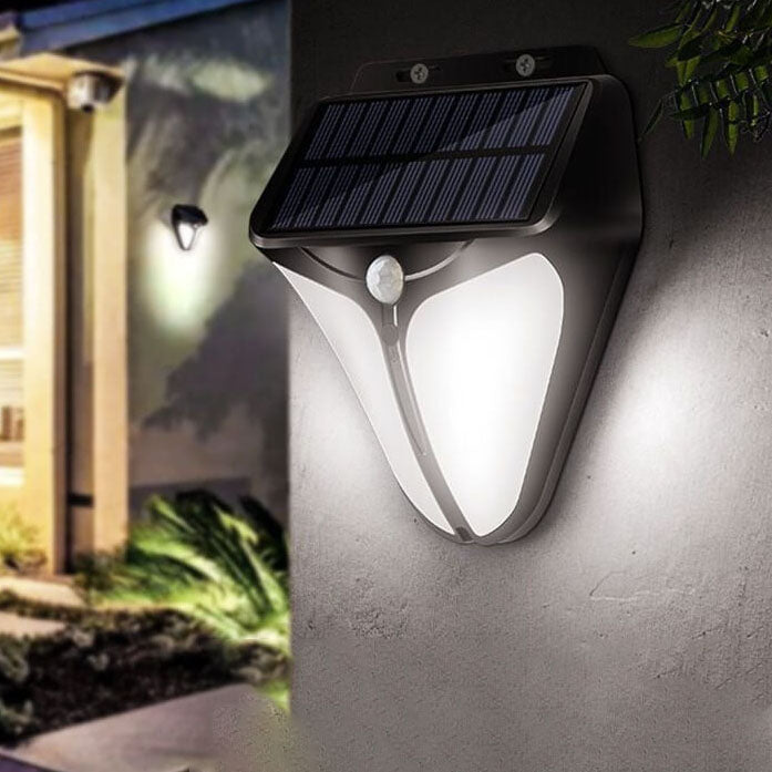 SolaraLight™ Solar Wandlampe – Moderne Außenleuchte mit Bewegungsmelder