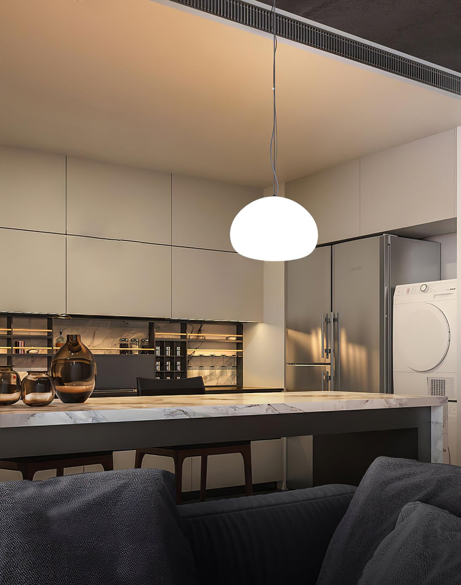 BunAura™ Pendelleuchte – Gemütliche Design-Hängelampe aus Glas für warmes Wohnlicht (E27)