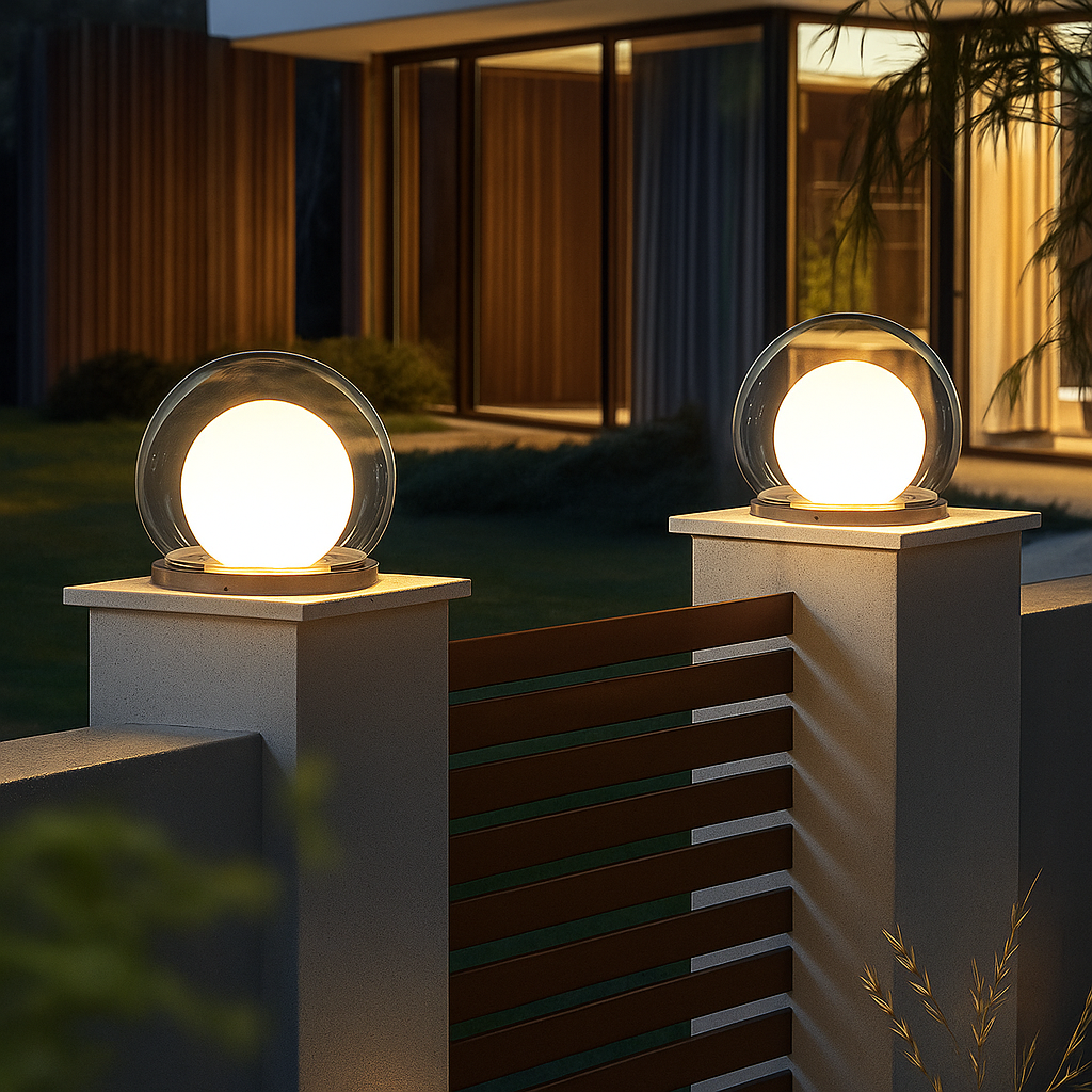 Glivra™ Solar Moon Lamp – LED Solar-Gartenleuchte in Mondoptik für Außenbereiche