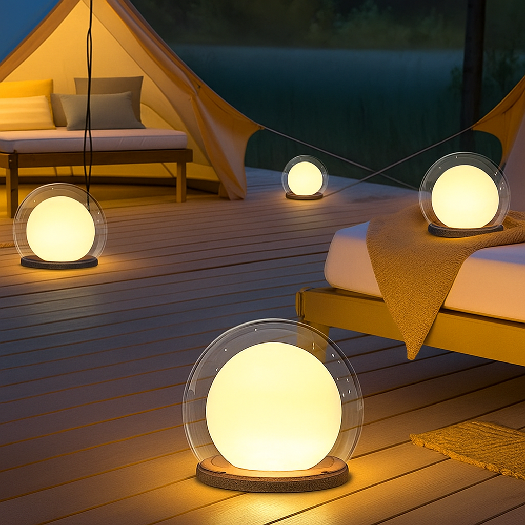 Glivra™ Solar Moon Lamp – LED Solar-Gartenleuchte in Mondoptik für Außenbereiche
