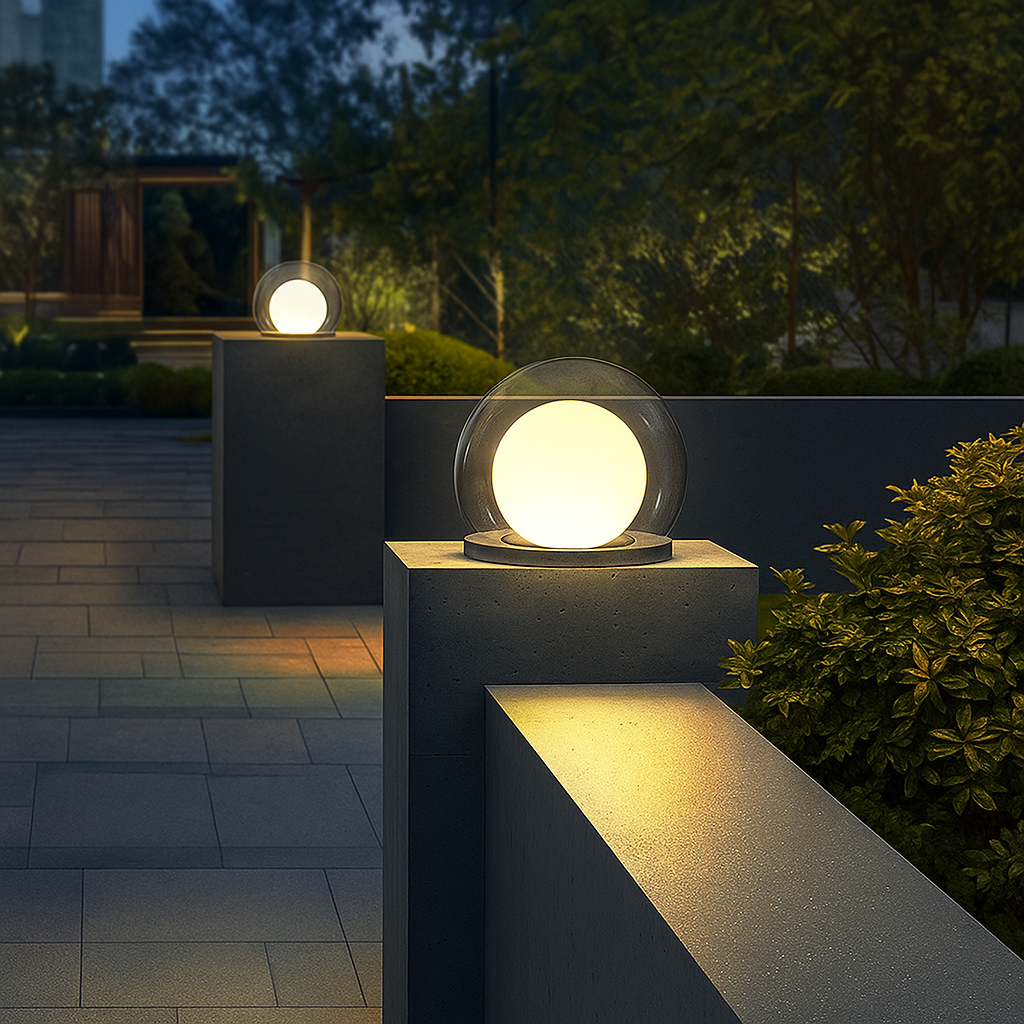 Glivra™ Solar Moon Lamp – LED Solar-Gartenleuchte in Mondoptik für Außenbereiche