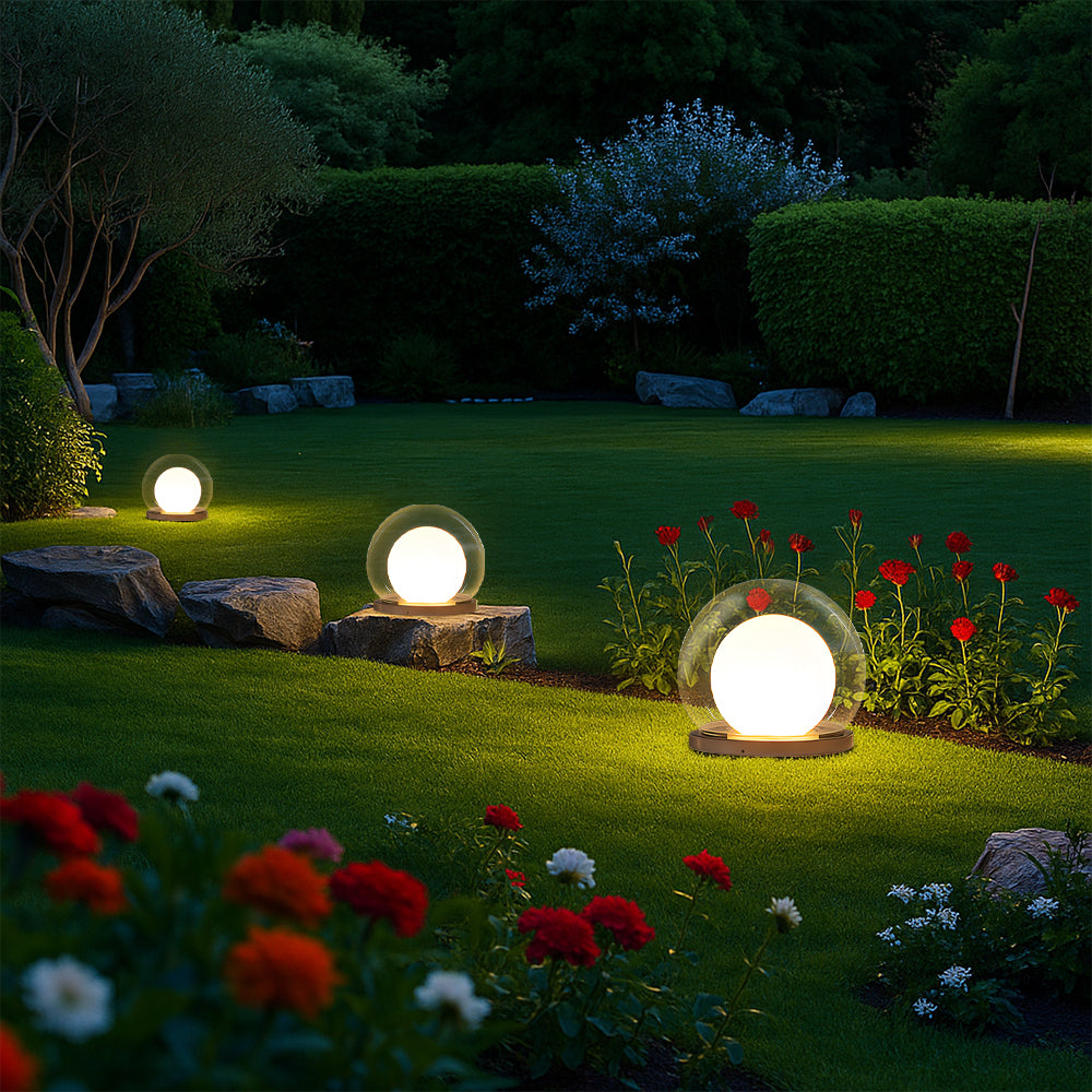 Glivra™ Solar Moon Lamp – LED Solar-Gartenleuchte in Mondoptik für Außenbereiche