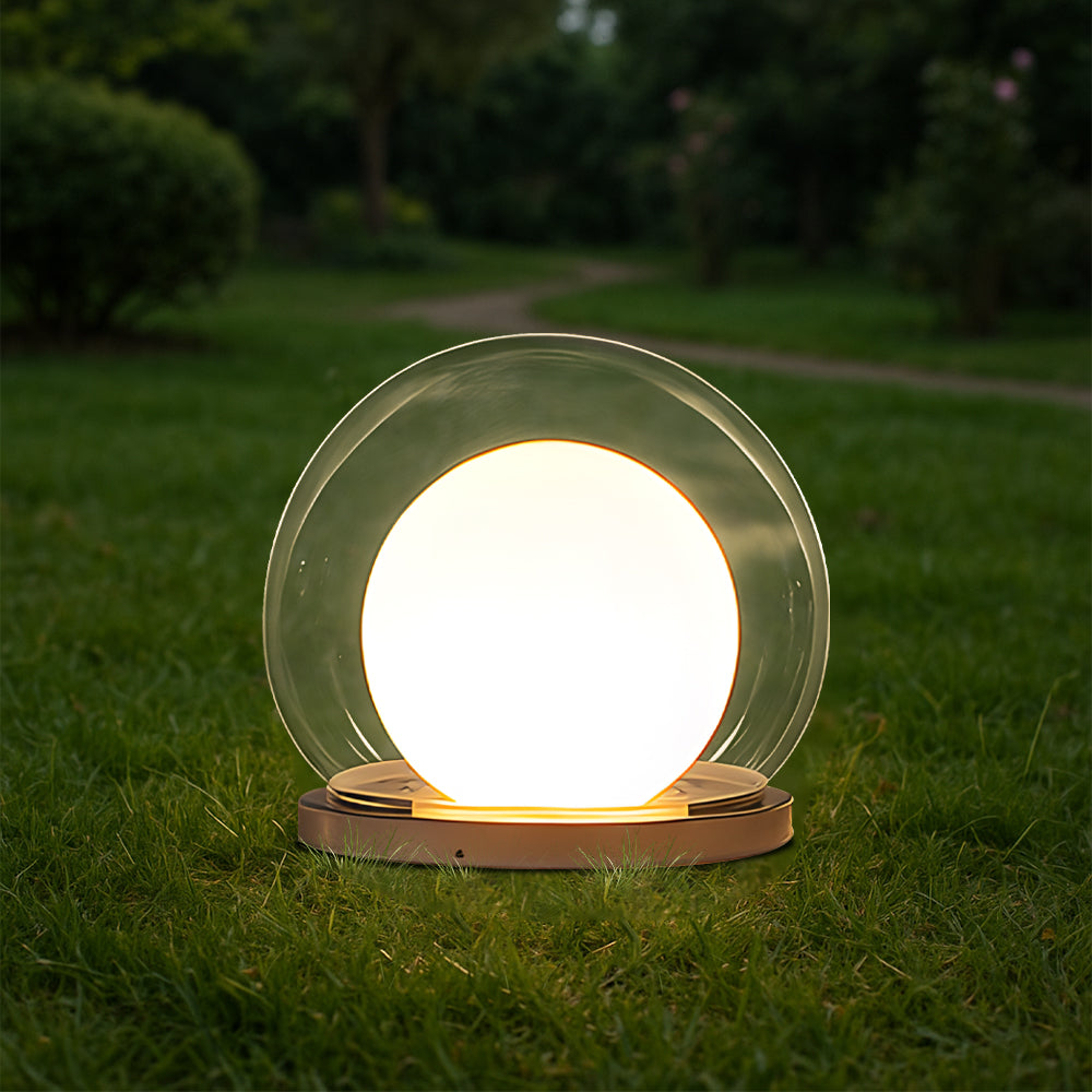 Glivra™ Solar Moon Lamp – LED Solar-Gartenleuchte in Mondoptik für Außenbereiche