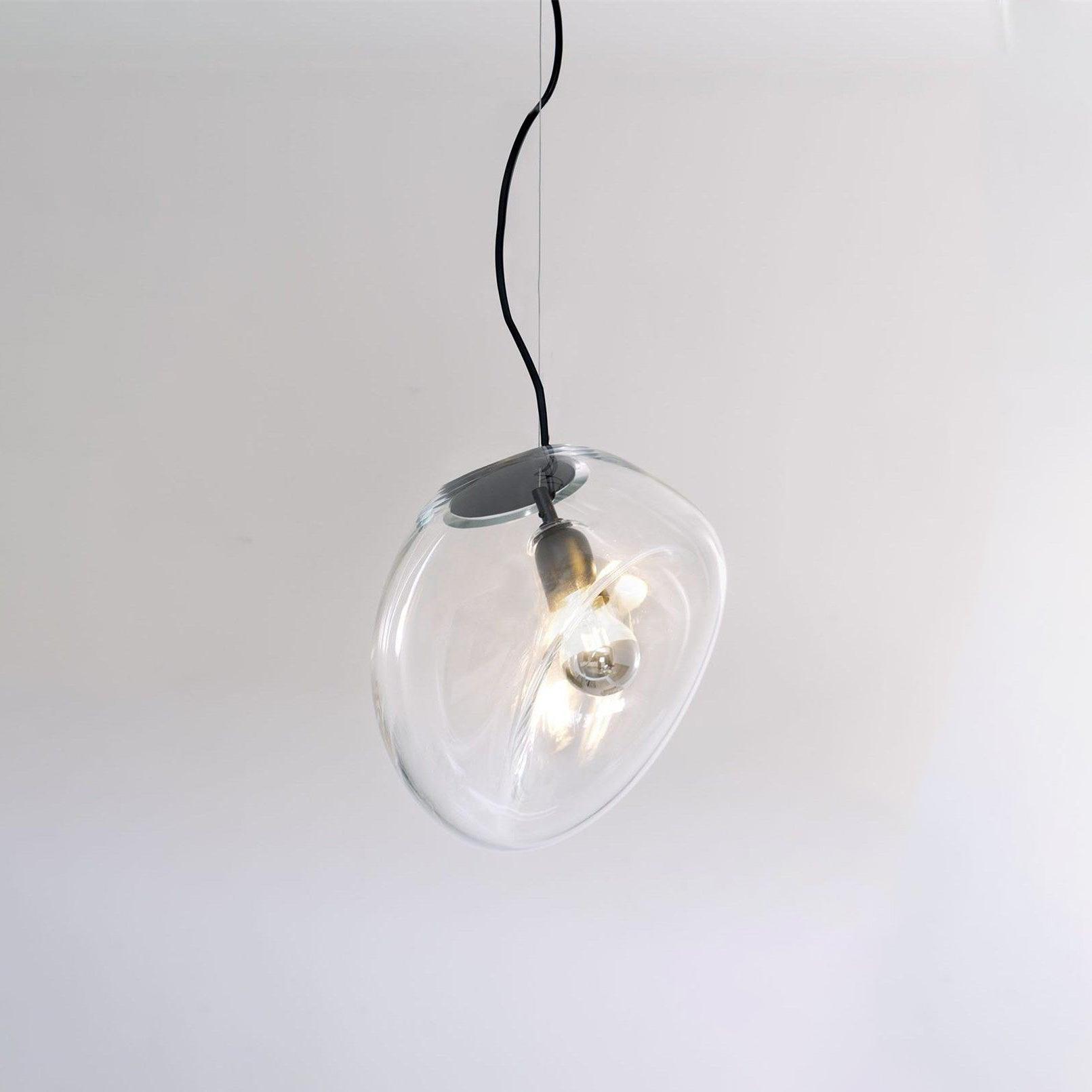 HydroBeam™ Pendelleuchte – Elegante Wassertropfen-Hängelampe aus Glas für moderne Wohnräume (E27)