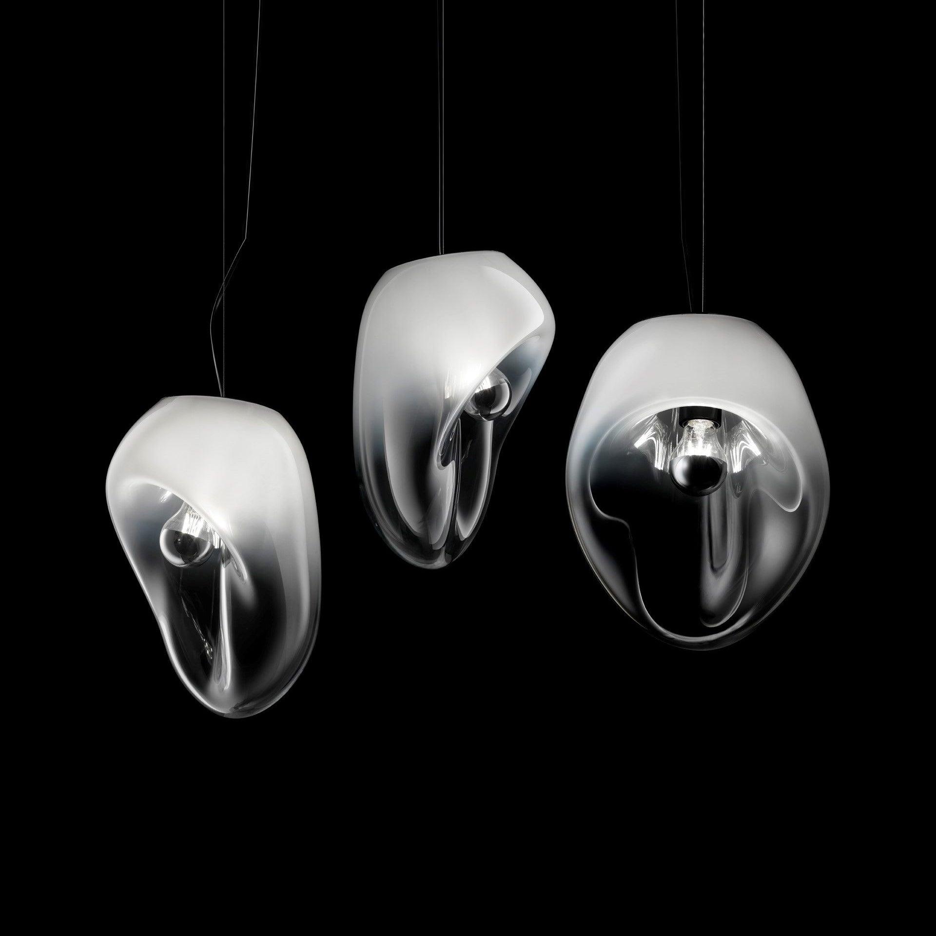 HydroBeam™ Pendelleuchte – Elegante Wassertropfen-Hängelampe aus Glas für moderne Wohnräume (E27)