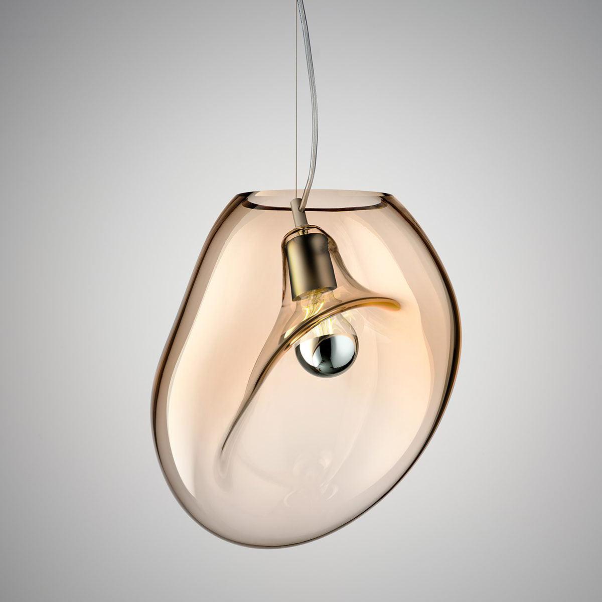 HydroBeam™ Pendelleuchte – Elegante Wassertropfen-Hängelampe aus Glas für moderne Wohnräume (E27)