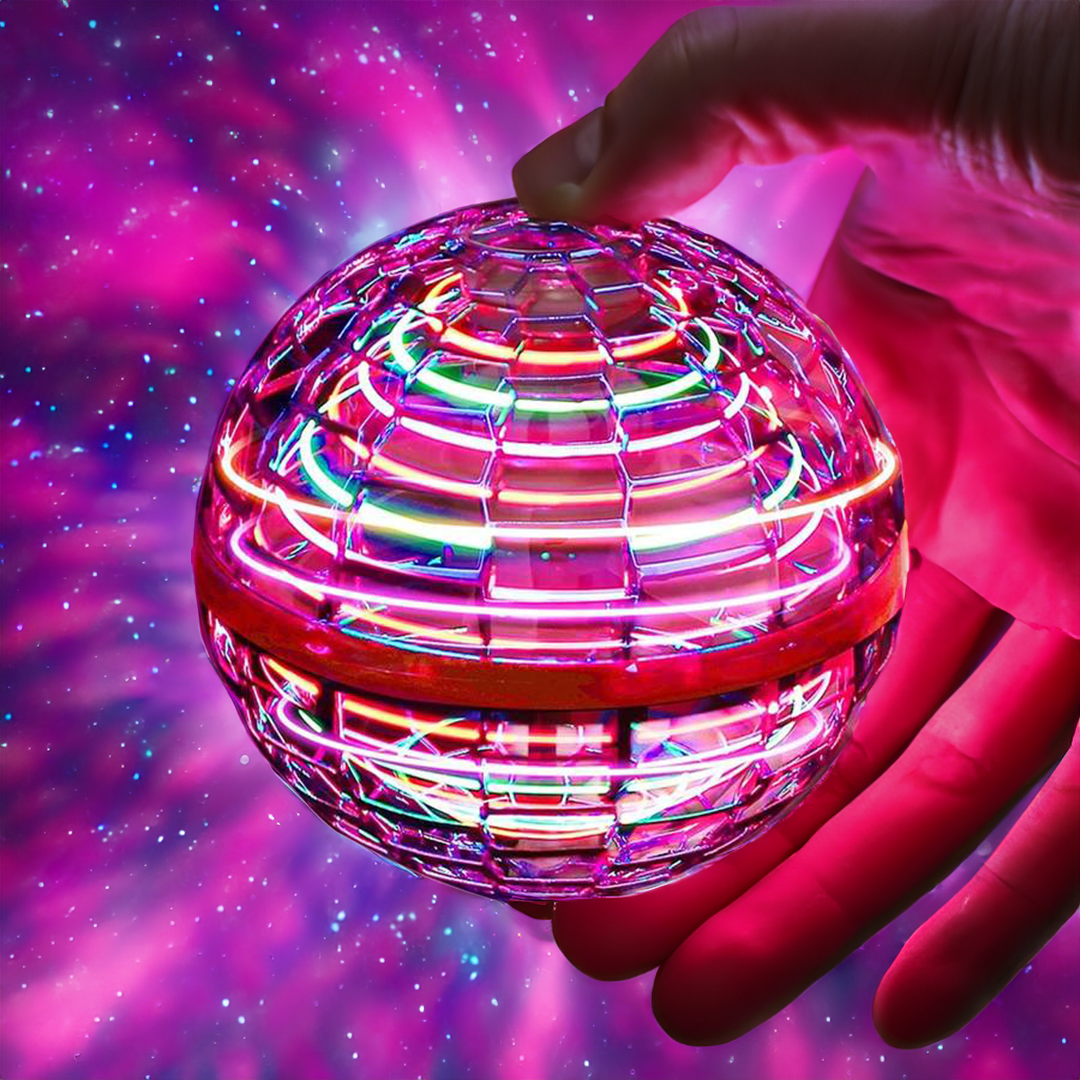 FlyNova™ Original Flying Orb Ball – Schwebender LED Spielball, Indoor & Outdoor, 10 cm