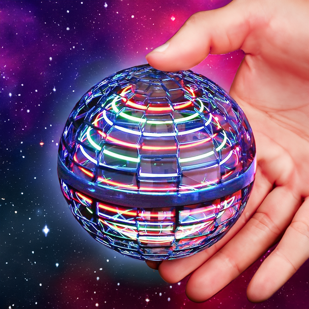 FlyNova™ Original Flying Orb Ball – Schwebender LED Spielball, Indoor & Outdoor, 10 cm
