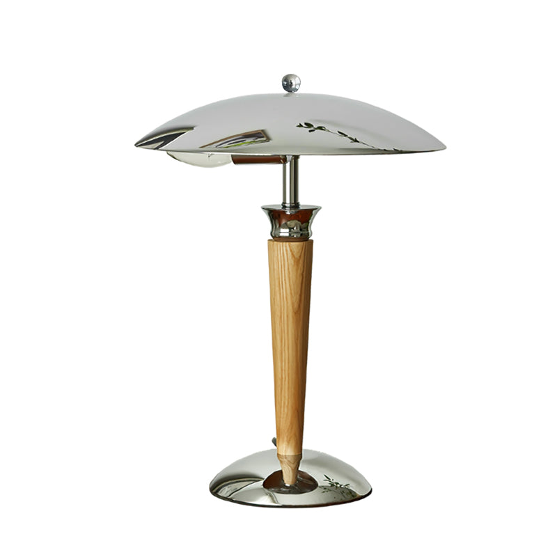 MinimalGlow™ Tischlampe – Skandinavische Design-Leuchte mit Holzdetails & sanftem Licht