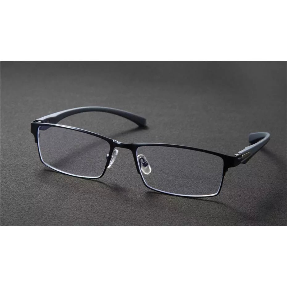 TitaniumEdge™ Blue Light Brille – Leichte Blaulichtfilter Brille aus Titan für Bildschirmarbeit & Gaming