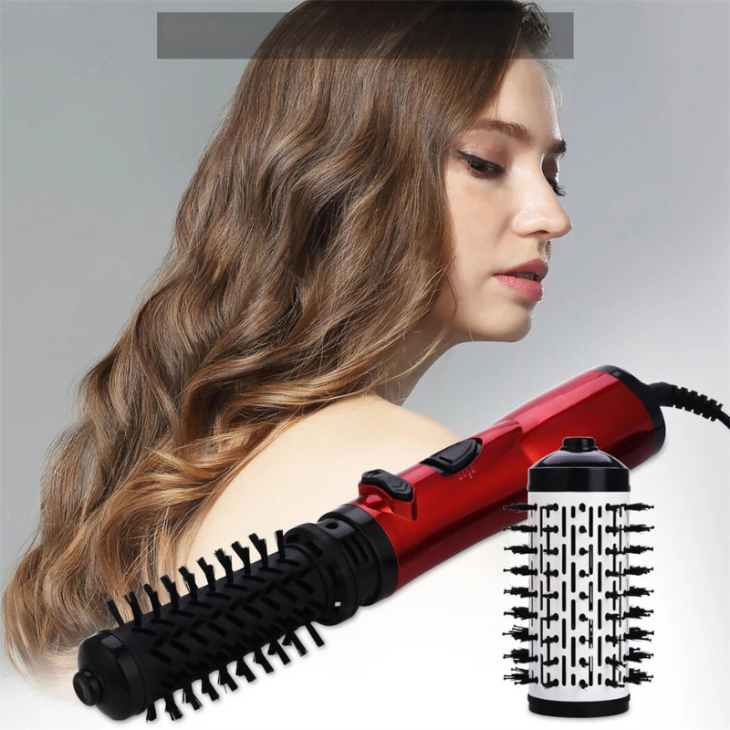 AirGlam™ | Auto-Rotating Ionic Round Brush – Volumen, Glanz & perfekte Styles
