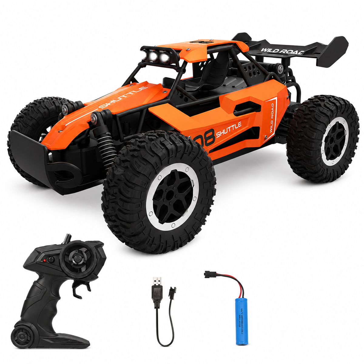 TurboTrail RC™ Off-Road Racing Car | Robustes Offroad RC Auto aus Metalllegierung – High-Speed Geländefahrzeug für Kinder & Erwachsene
