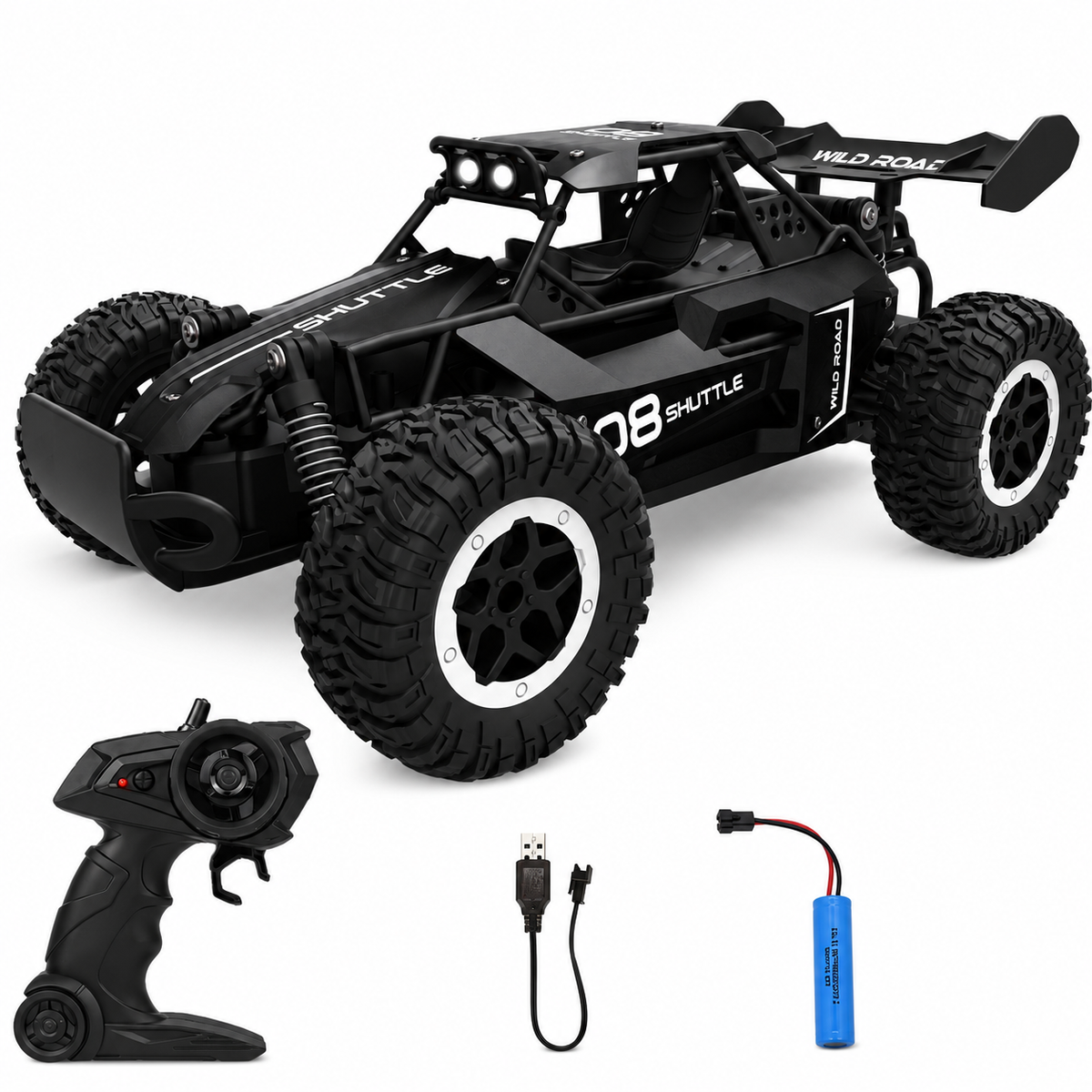 TurboTrail RC™ Off-Road Racing Car | Robustes Offroad RC Auto aus Metalllegierung – High-Speed Geländefahrzeug für Kinder & Erwachsene