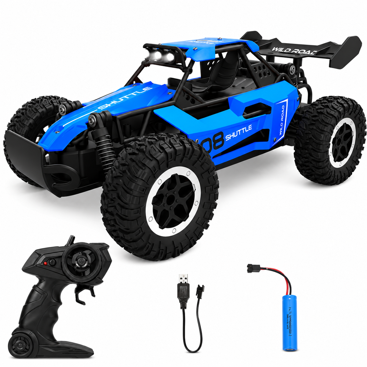 TurboTrail RC™ Off-Road Racing Car | Robustes Offroad RC Auto aus Metalllegierung – High-Speed Geländefahrzeug für Kinder & Erwachsene