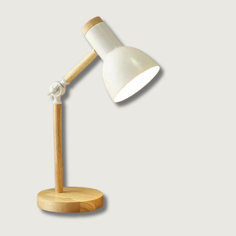 LumeWood™ Tischlampe – Skandinavische Design-Holzlampe aus Bambus & Holz mit warmem LED-Licht