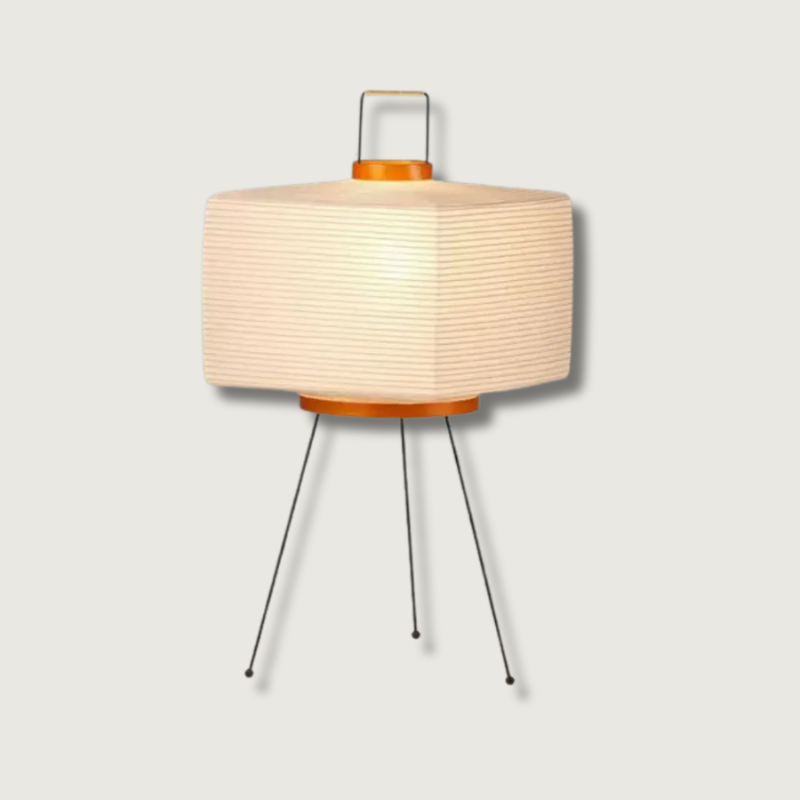 LumeRyo™ Japandi Reispapier Lampe – Stimmungsvolle Ambientebeleuchtung mit Wabi-Sabi Design