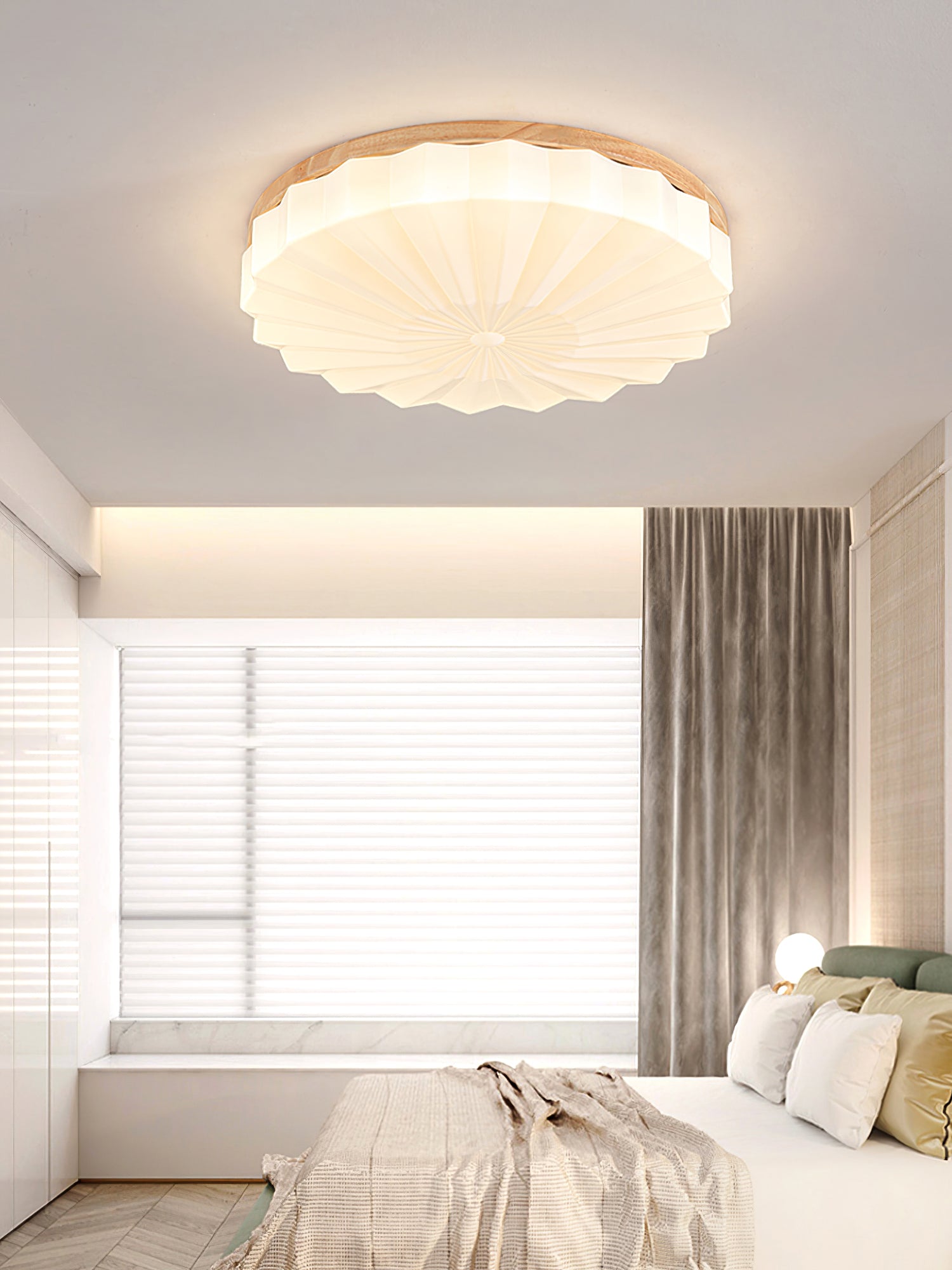 VennerAura™ Deckenleuchte – Natürliche LED-Deckenlampe mit Holzdesign für warme Wohnräume