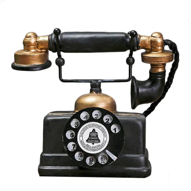 TimelessRing™ – Retro Telefon Deko | Antikes Vintage-Wohnaccessoire
