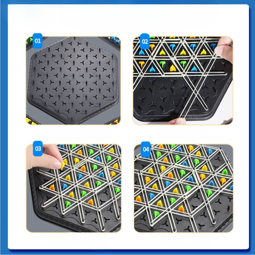 MindMaze™ Logik-Brettspiel für Kinder – Strategisches Familien-Spiel ab 6 Jahren mit Geschicklichkeit & Gummibändern