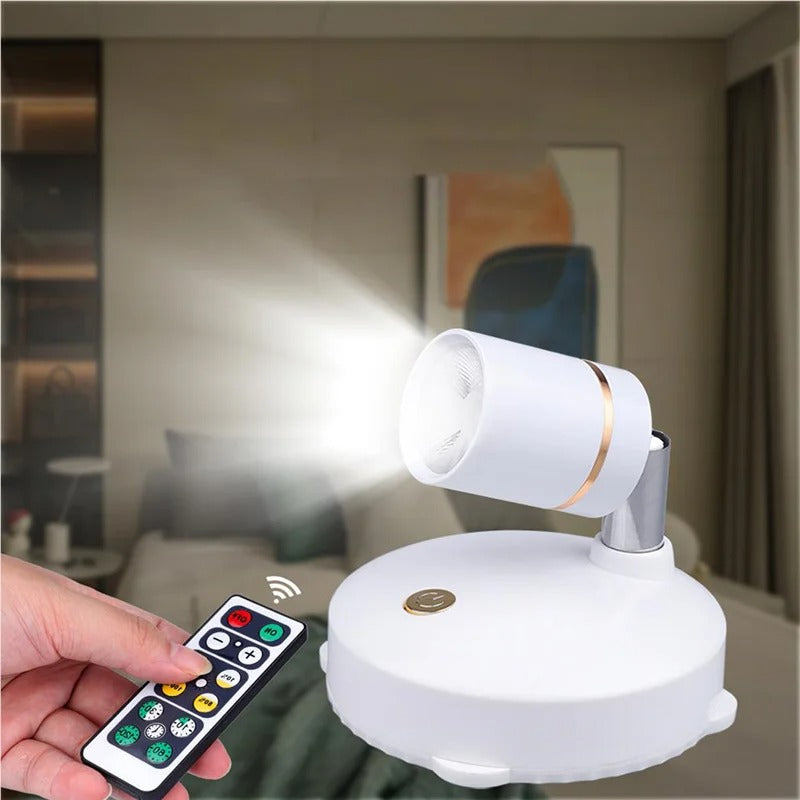 Wireless LED Spotlight™ – Kabelloser LED-Spot mit Fernbedienung & Dimmfunktion (2er-Set)