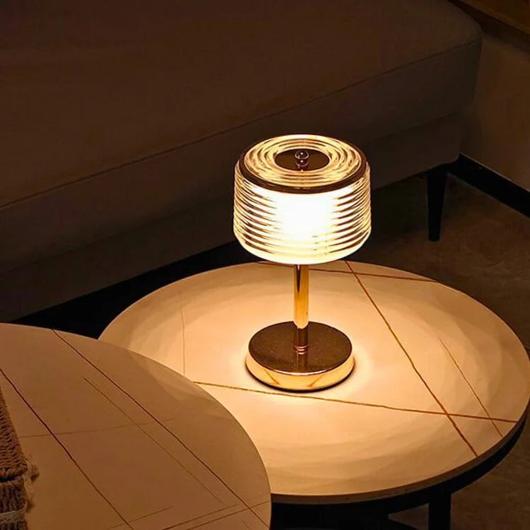 LuminousHalo™ Ringförmige Design-Tischleuchte – Elegante LED Leuchte mit Halo-Lichteffekt
