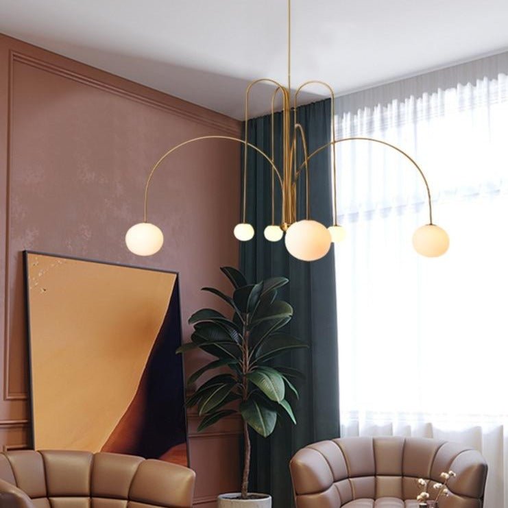 ArcGlow™ – Moderne geschwungene Deckenleuchte im eleganten Design