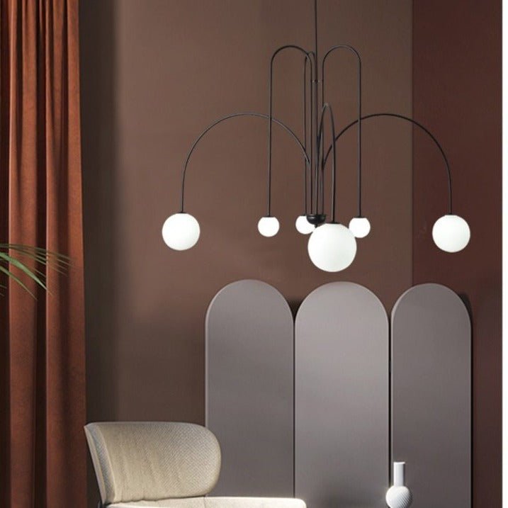ArcGlow™ – Moderne geschwungene Deckenleuchte im eleganten Design