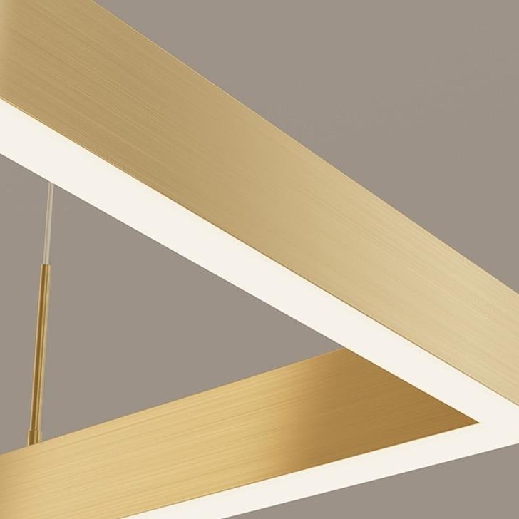 AuraGlow™ LED-Deckenleuchte – Dimmbarer Designer-Kronleuchter für moderne Wohnräume