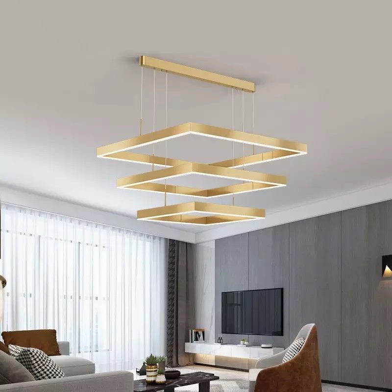 AuraGlow™ LED-Deckenleuchte – Dimmbarer Designer-Kronleuchter für moderne Wohnräume
