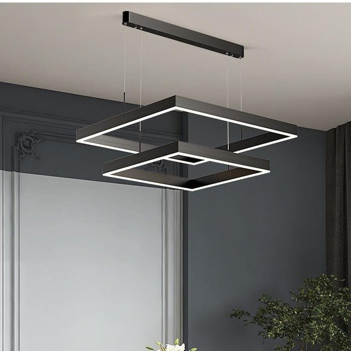 AuraGlow™ LED-Deckenleuchte – Dimmbarer Designer-Kronleuchter für moderne Wohnräume