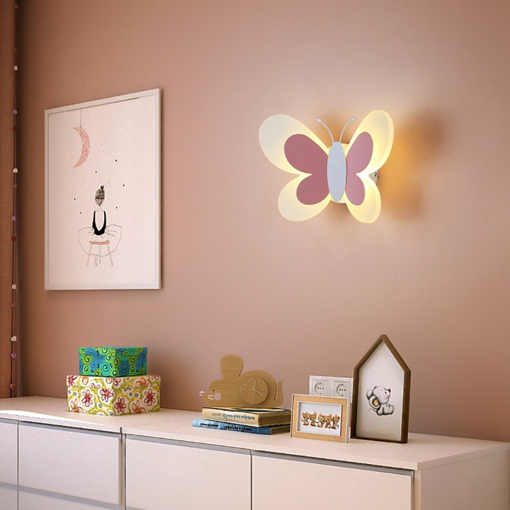 FlareWing | Schmetterlings-Wandleuchte – Verspieltes Design & Sanftes LED-Licht für Kinderzimmer
