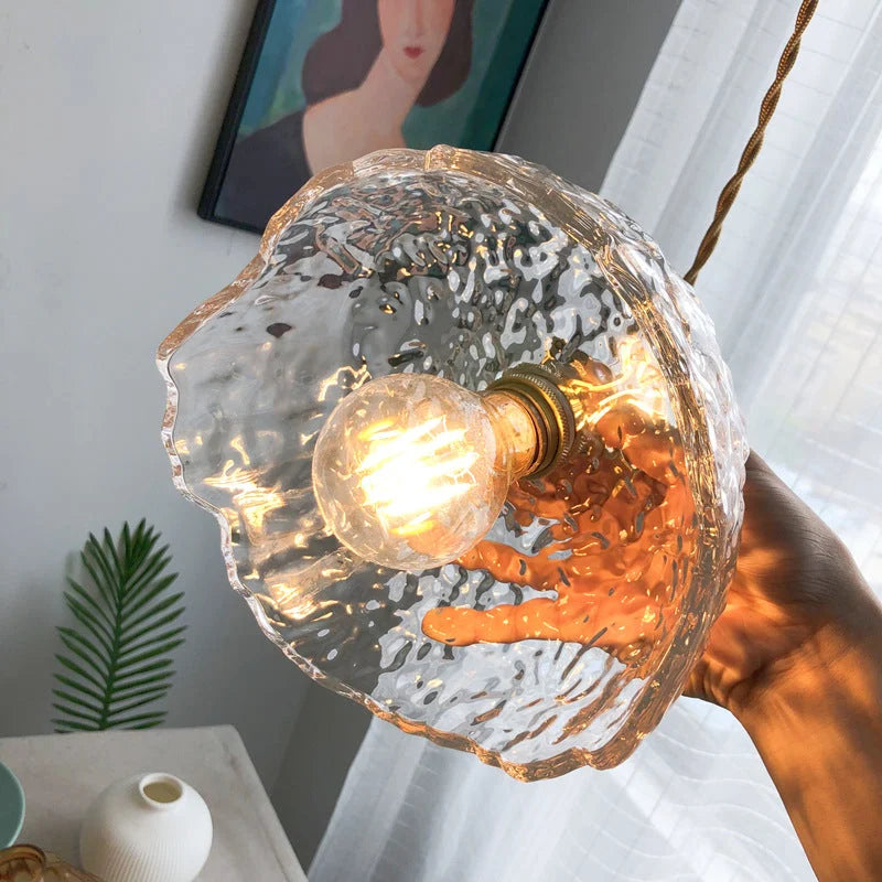 GlasTangle™ Pendelleuchte – Moderne Hängelampe aus Glas & Messing mit kreativem Design (E27)