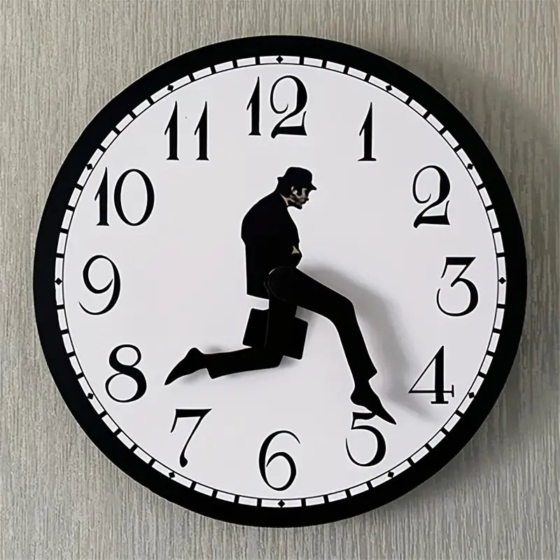 ChicTrek™ – Humorvolle Design-Wanduhr mit buntem Fun-Look für moderne Wohnräume